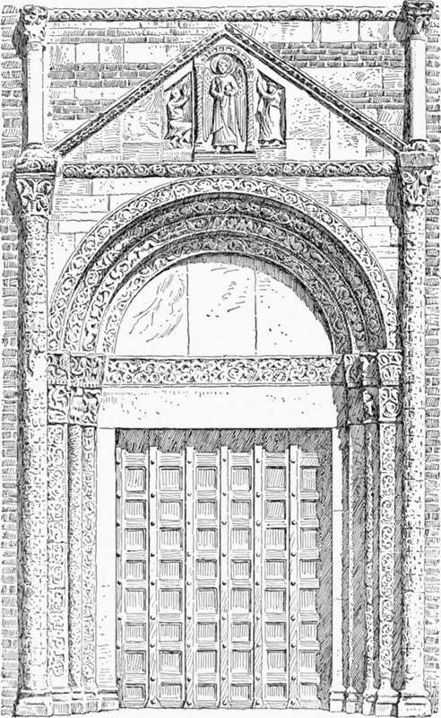 Portal of San Pietro in Cielo d' Oro, Pavia.