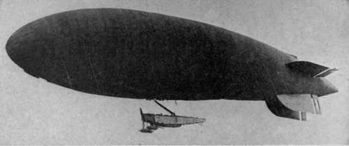A dirigible or blimppossibly the photographic aircraft of the future.