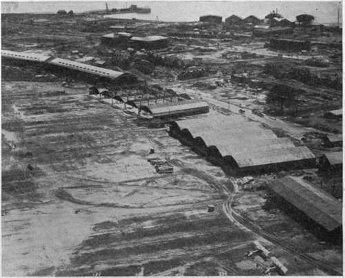 An aviation field under construction; later stage.
