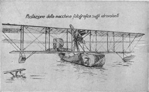 Italian flying boat with camera mounted on the floor.