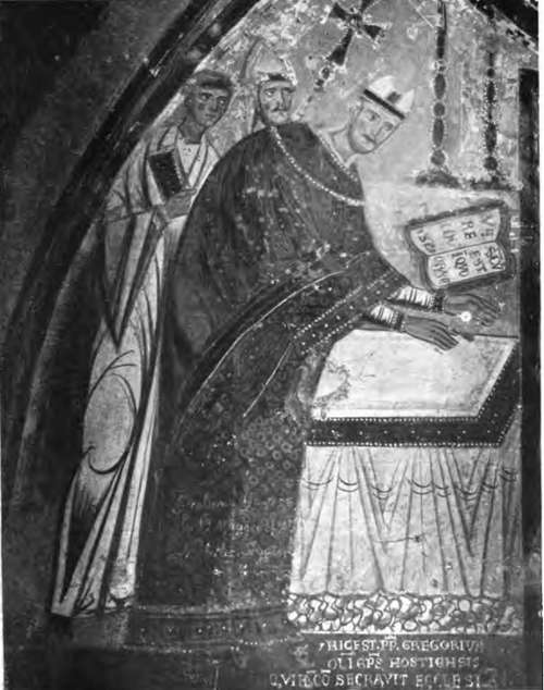 POPE GREGORY IX. CONSECRATING THE CHURCH.