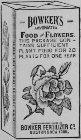 Bowker's Ammoniated Food For Flowers