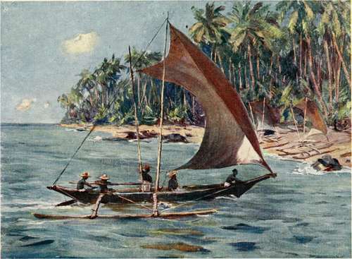 Singhalese Sailing Canoe.