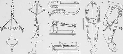 Surgicatv Instruments Ok Guy De Chauijac, Nos. I, 2, 3, And 4 ('Kourtkrnth Century) ; And Surgical.