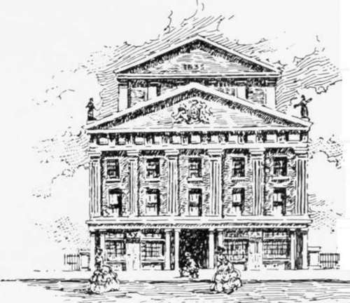 Royal Hotel And Theatre Royal In 1838
