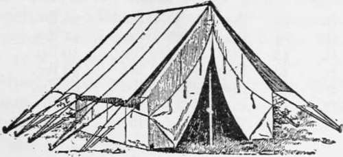 Wall Tent, with Fly.