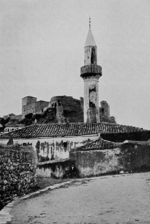 Turkish Mosque And Ruined Castle, Dulcigno