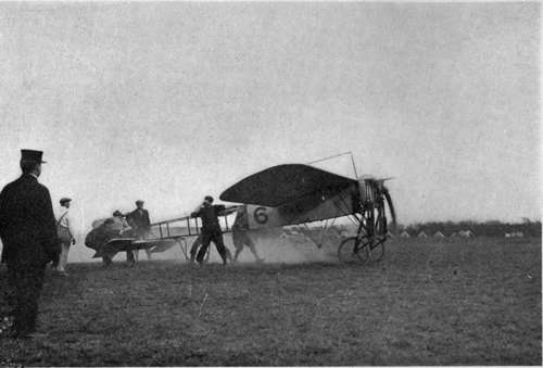 A Blriot racing monoplane.