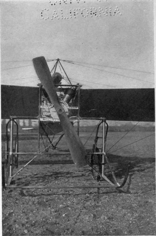 Two cylinder Anzani motor on a Letourd Niepce monoplane.