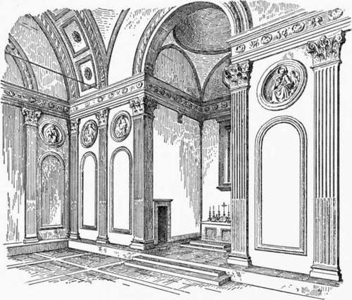 Interior of the Pazzi chapel.