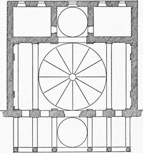 Plan of the chapel of the Pazzi.