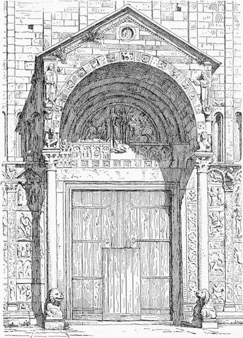 Porch of San Zeno, Verona.