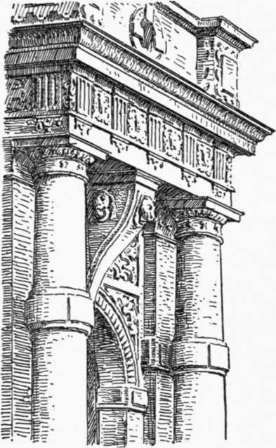 Portal of Wollaton Hall.