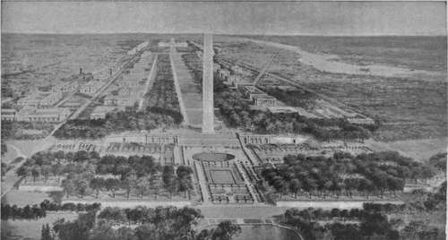 PLAN OF THE CITY OF WASHINGTON PROPOSED BY PARK COMMISSION.
