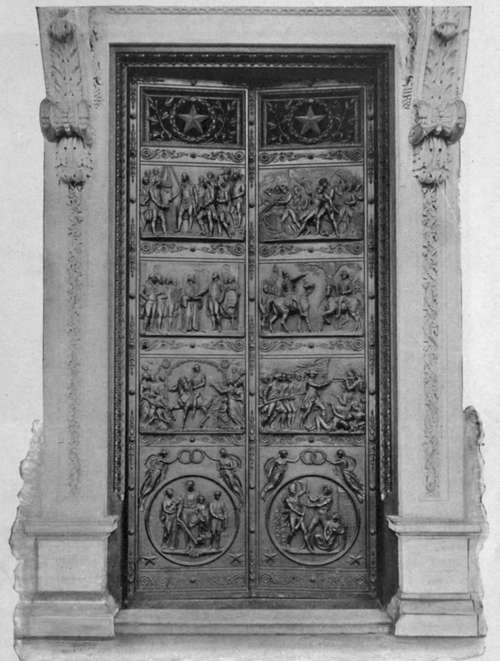 Senate bronze doors.