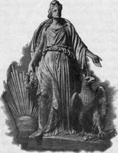 The goddess of freedom (Crawford's original model).