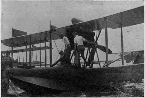 A flying boat.