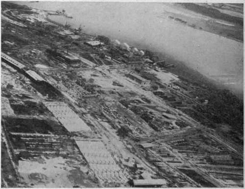 An aviation field under construction; early stage.