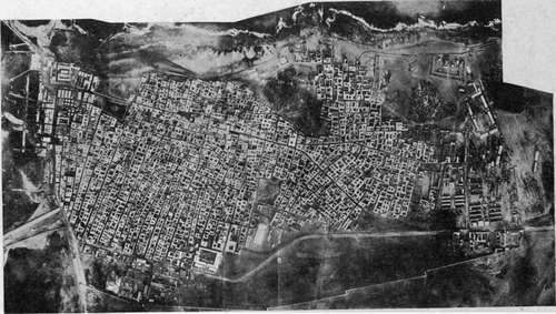 Fig. 207.  Bengasi, a North African town, surveyed for the first time from the air.