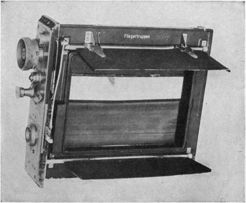 Removable four slit shutter of German (lea) camera, showing flaps.