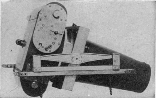 U. S. type K film camera on universal mounting, oblique position.