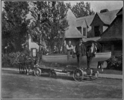 NAPHTHA LAUNCH BUILT BY BAR HARBOR BOYS.