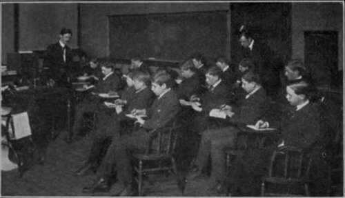 OFFICE BOYS' CLASS, WEST SIDE, NEW YORK.