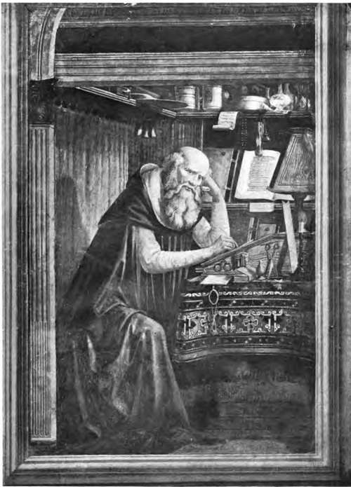 S. JEROME IN HIS STUDY.