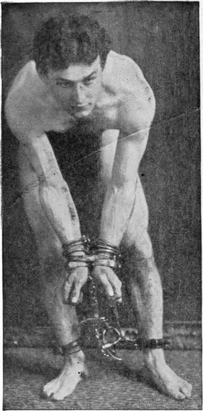 Houdini as Handcuffed and Manacled: San Francisco Police