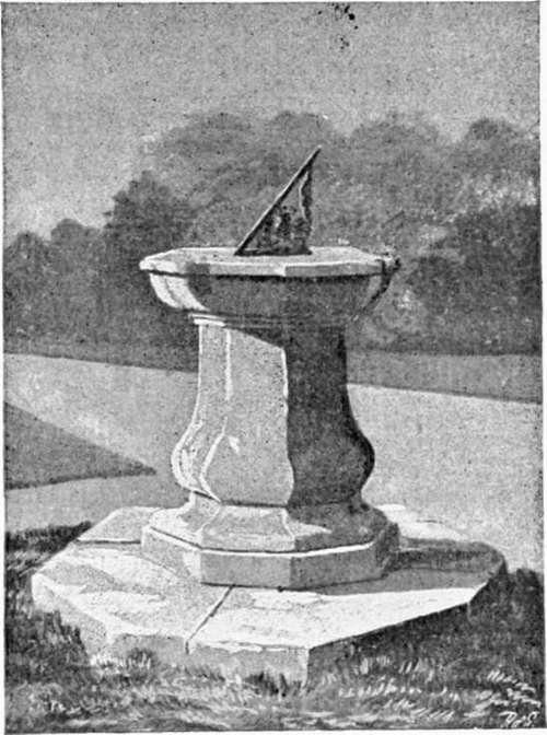 Sundial, euston, with the arlington arms, about 1671.