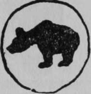 BLACKBEARS. 1906. Black on red.