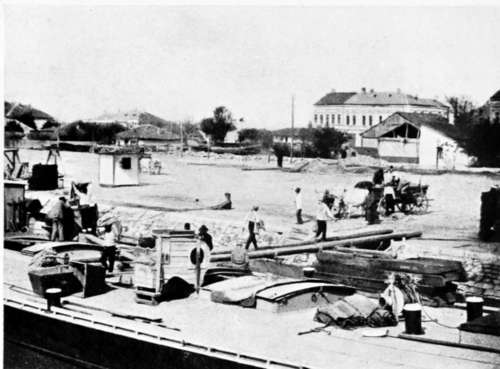 Loading Maize Lighters At Rustchuk