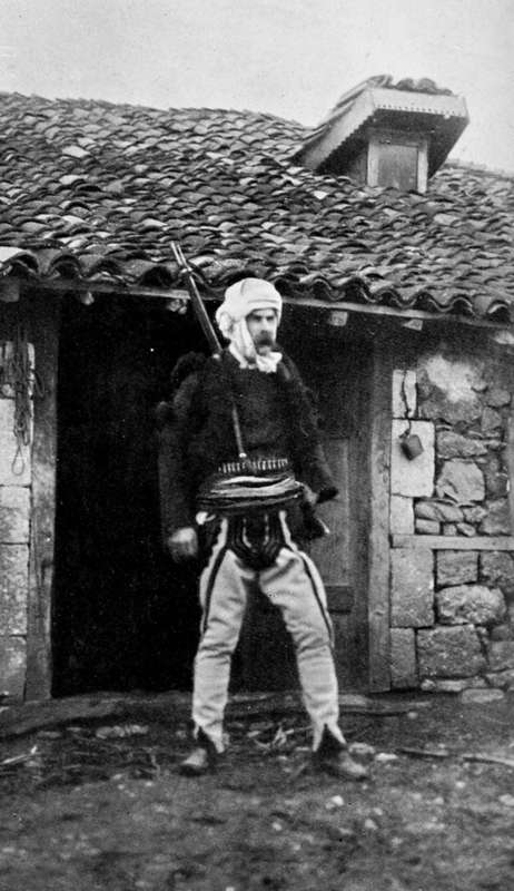 The Author In Albanian Costume