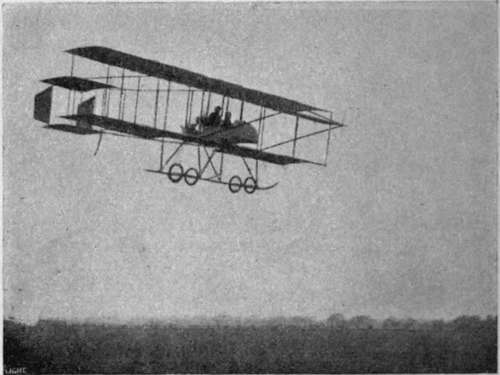 Henry Farman Biplane. Old Style