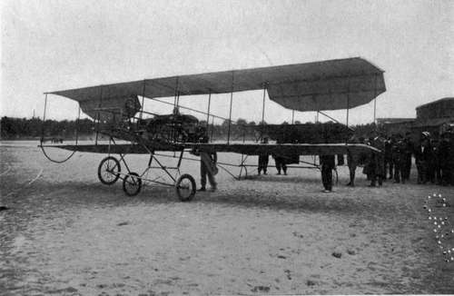 The Voisin biplane of 1910.